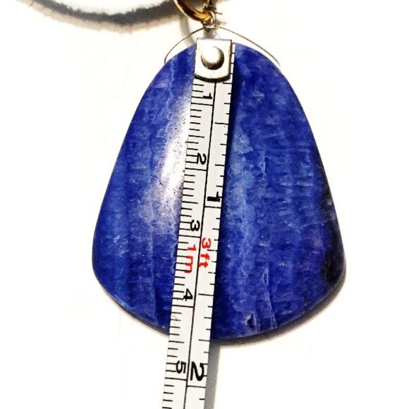 Blue Kyanite Pendant Necklace – Alignment & Psychic Awakening - Picture 5 of 6